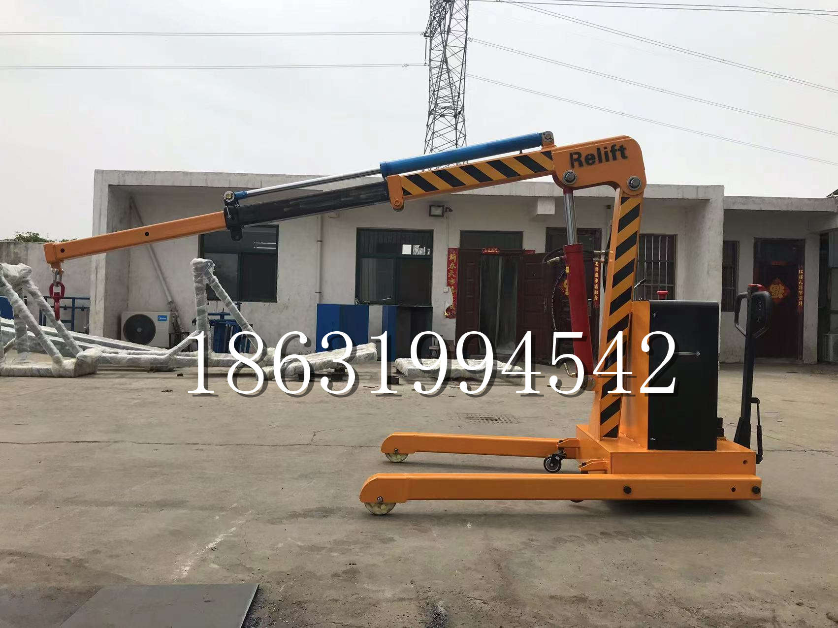 六龟区久征定做3吨三轮随车吊 农用园林绿化移树吊 平板工程用小吊机